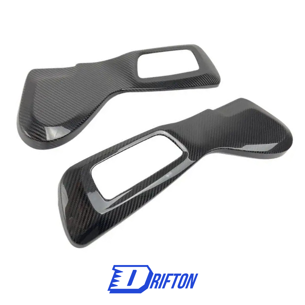 Dry Carbon Fiber Interiors Kits Seat Side Frame Panels Cover For BMW G87 M2 2023-2027