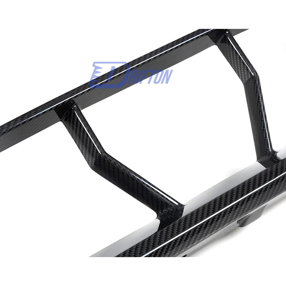 OEM Style Dry Carbon Fiber Front Bumper Lower Grille For BMW G87 M2 2023-2027
