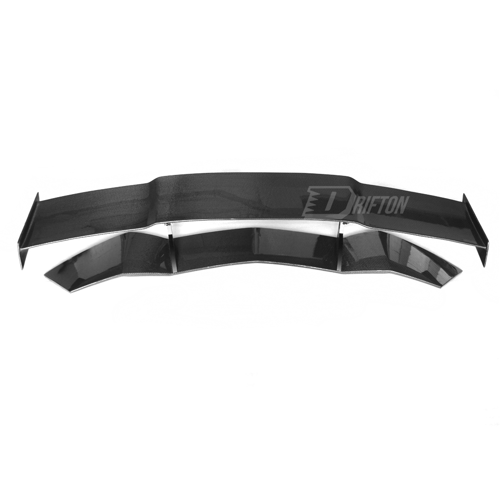 Drifton Sytle Carbon Fiber Rear Spoiler Wing With Base Lid For Lamborghini Aventador & S & SV LP700 LP740 LP750 2011-2021