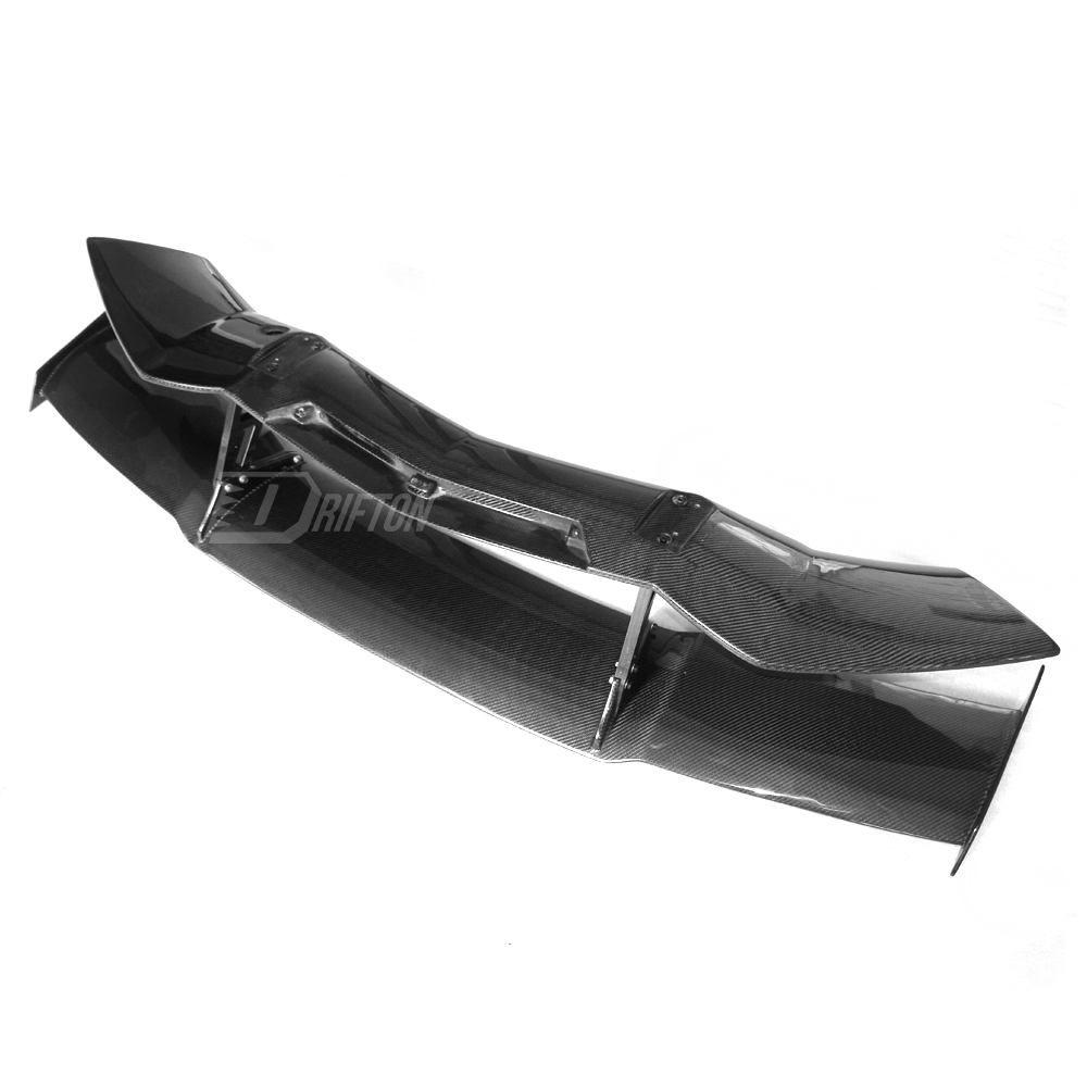 Drifton Sytle Carbon Fiber Rear Spoiler Wing With Base Lid For Lamborghini Aventador & S & SV LP700 LP740 LP750 2011-2021