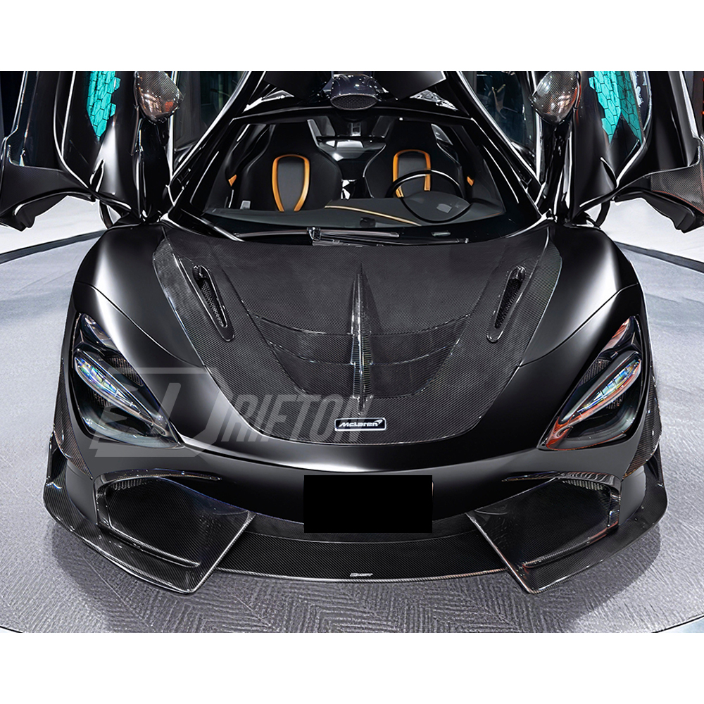 CMST V2 Style Dry Carbon Fiber Front Lip For Mclaren 720S 2017-2022