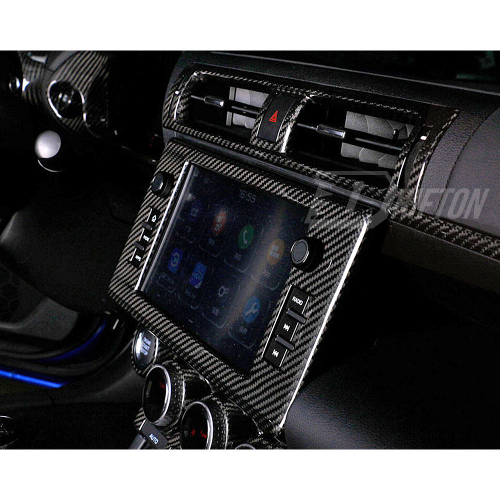 Dry Carbon Fiber Interiors Kits Radio Bezel Panel Cover For Subaru BRZ ZD8 Toyota GR86 ZN8 2021-2024