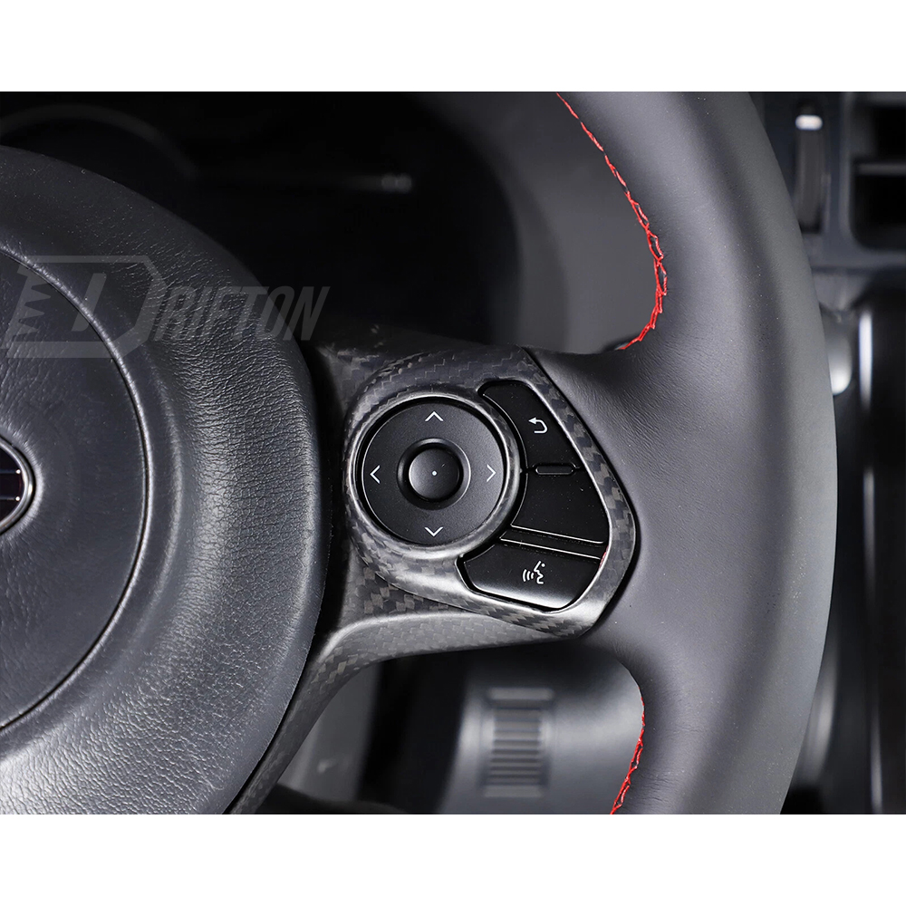 Dry Carbon Fiber Interiors Kits Steering Wheel Cover For Subaru BRZ ZD8 Toyota GR86 ZN8 2021-2024