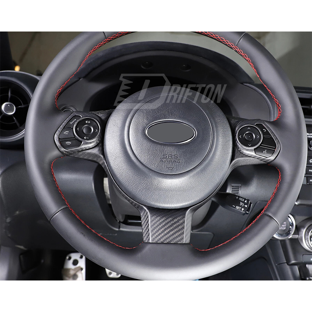 Dry Carbon Fiber Interiors Kits Steering Wheel Cover For Subaru BRZ ZD8 Toyota GR86 ZN8 2021-2024