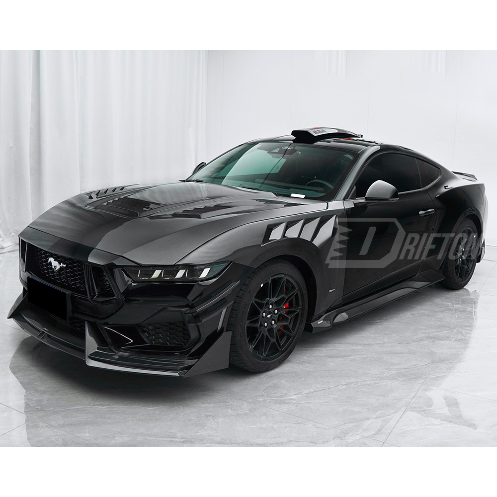 CMST Style Carbon Fiber Hood Bonnet For Ford Mustang Gen7 S650 2024-On