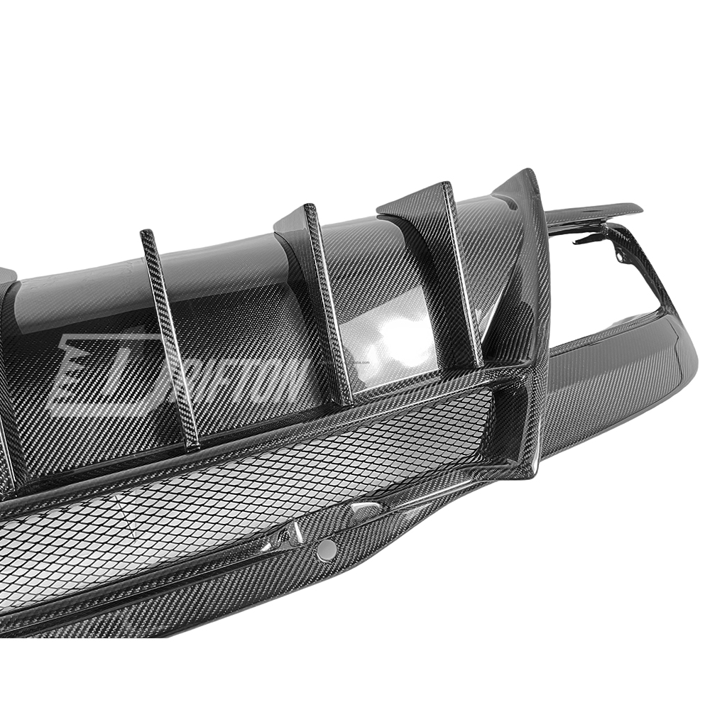 5VM Style Carbon Fiber Rear Diffuser For Chevrolet Corvette C8 Stingray Z51 2020-2026