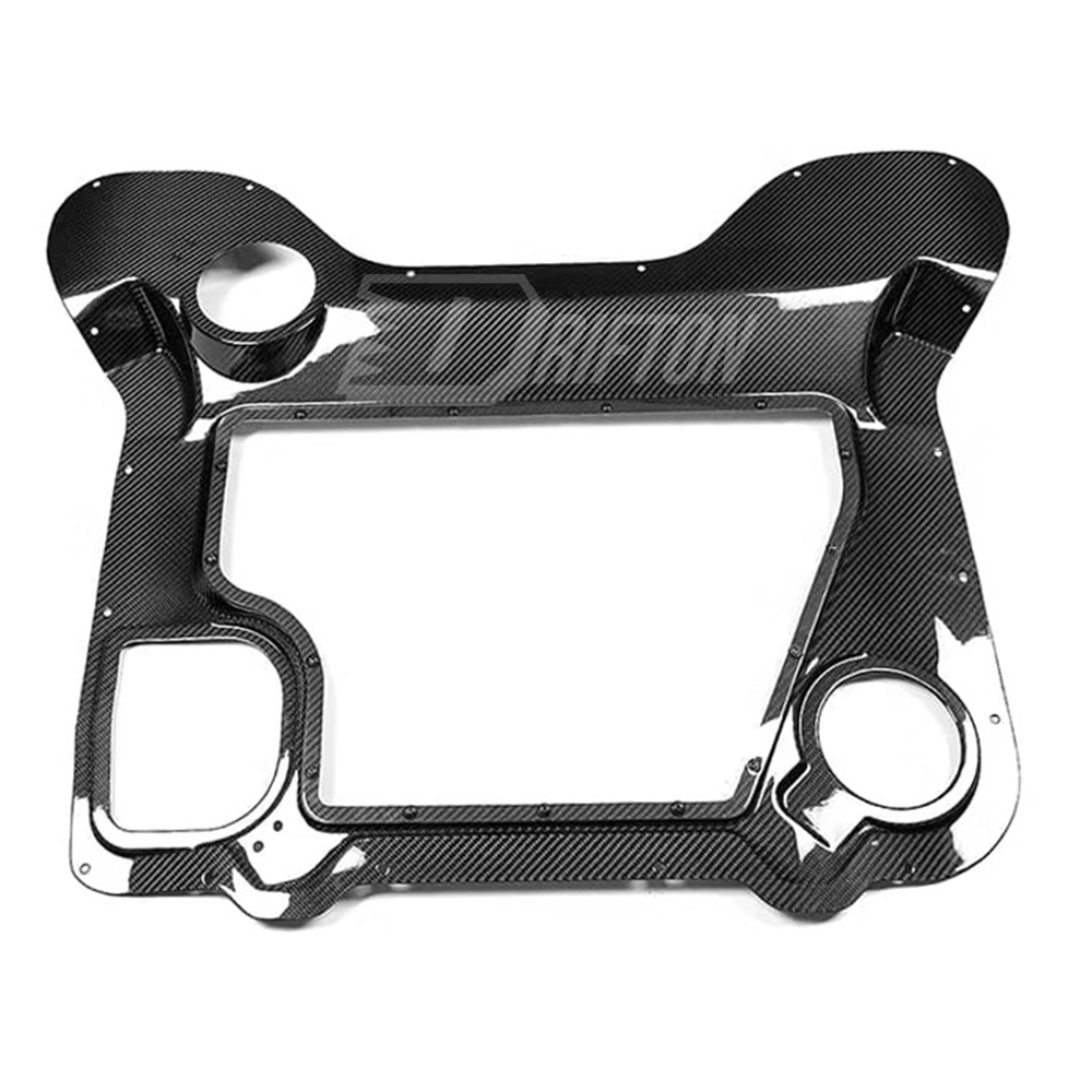 Dry Carbon Fiber Clear Engine Bay Cover For Chevrolet Corvette C8 E-Ray 2020-2026