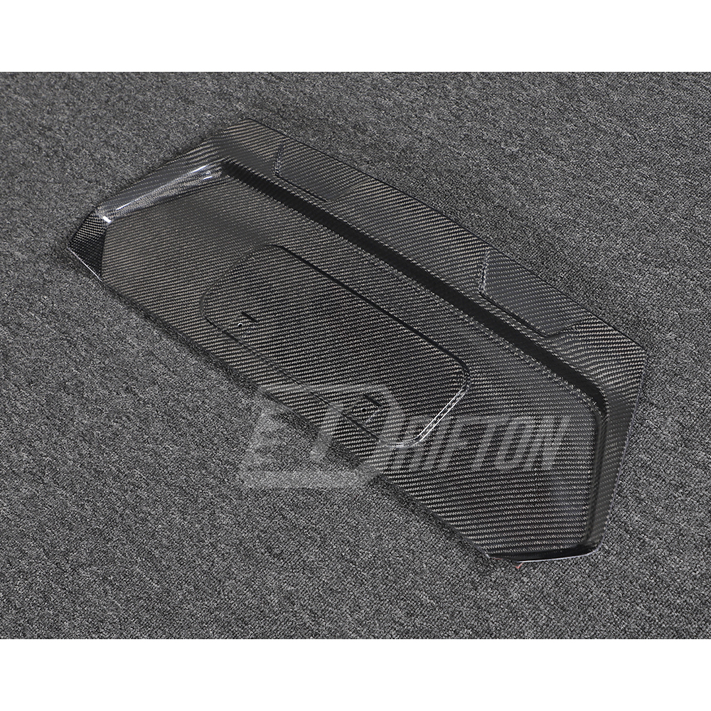 Carbon Fiber Rear License Plate Frame Panel Cover For Chevrolet Corvette C8 Stingray Z51 2020-2026