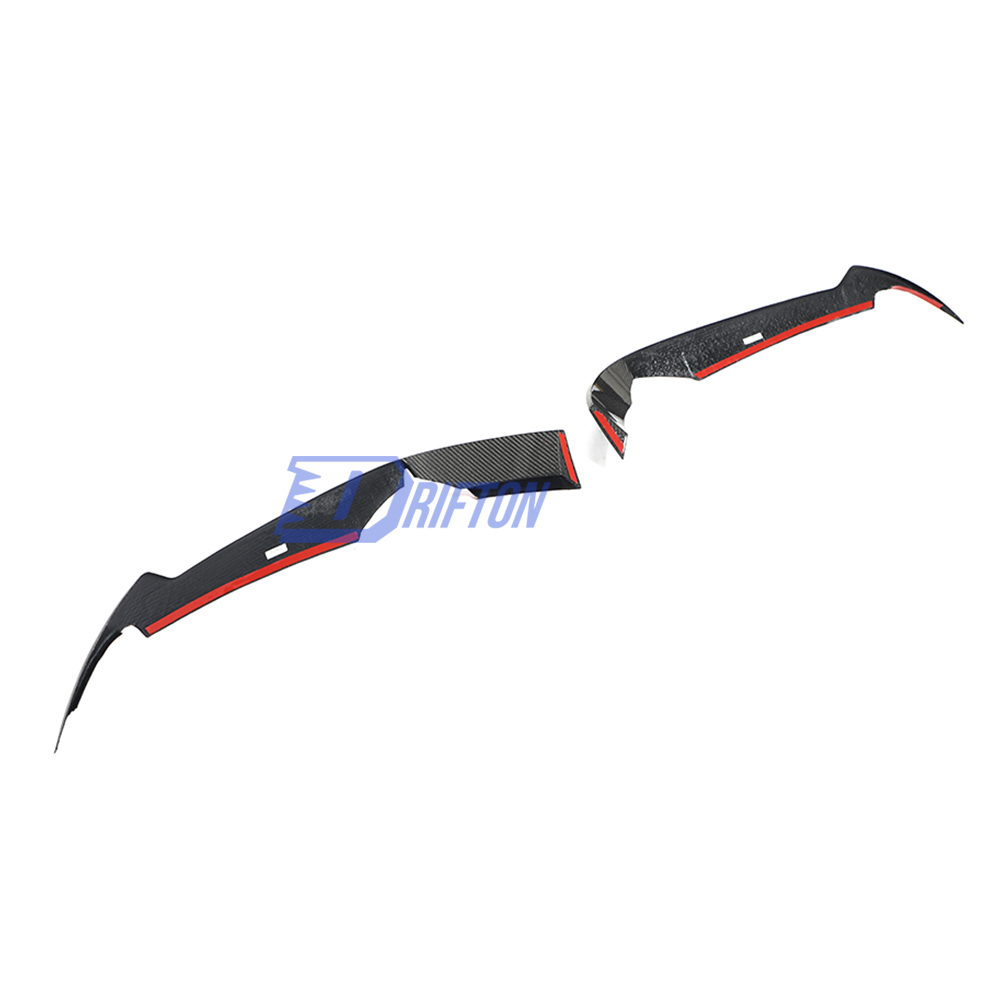 Carbon Fiber Front Bumper Vents Trim For Chevrolet Corvette C8 Stingray Z51 2020-2026