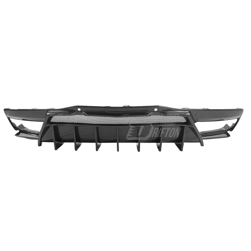 5VM Style Carbon Fiber Rear Diffuser For Chevrolet Corvette C8 Stingray Z51 2020-2026