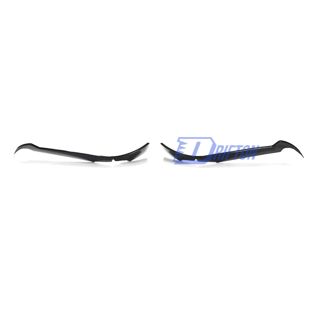 Carbon Fiber Front Bumper Vents Trim For Chevrolet Corvette C8 Stingray Z51 2020-2026