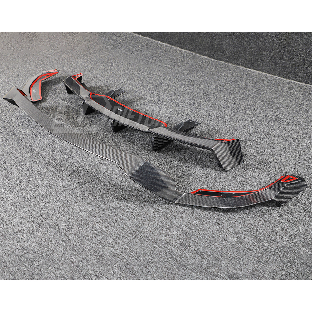 Carbon Fiber Rear Bumper Diffuser For Chevrolet Corvette C8 Z06 Z07 2020-2026