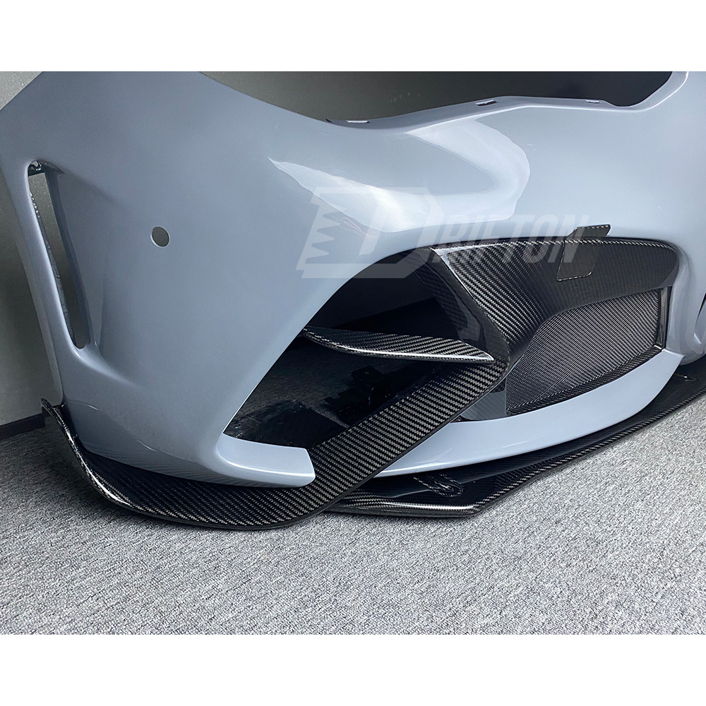 GTAM Widebody Style Dry Carbon Fiber With Portion Primer Wide Front Bumper & Fender For Alfa Romeo Giulia 2016-2023