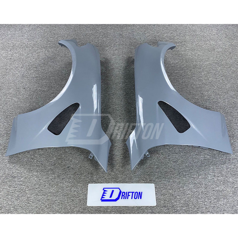 GTAM Widebody Style Dry Carbon Fiber With Portion Primer Wide Front Bumper & Fender For Alfa Romeo Giulia 2016-2023