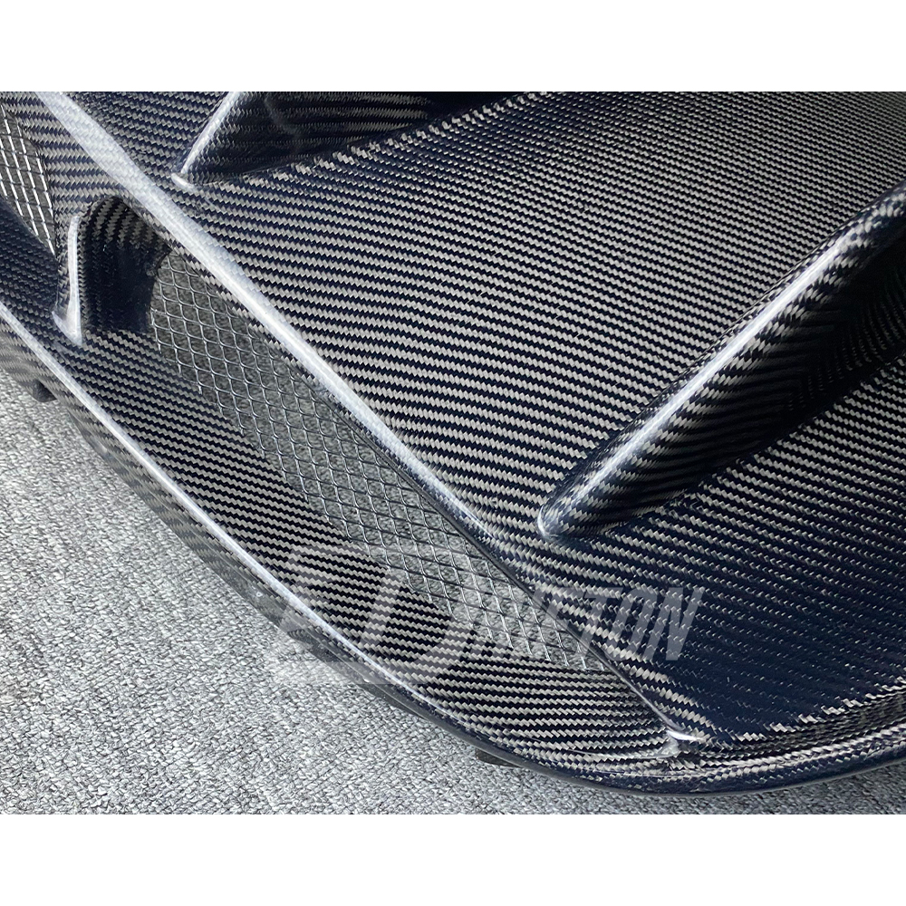 GTAM Style Carbon Fiber Rear Diffuser For Alfa Romeo Giulia QV Quadrifoglio 2016-2023