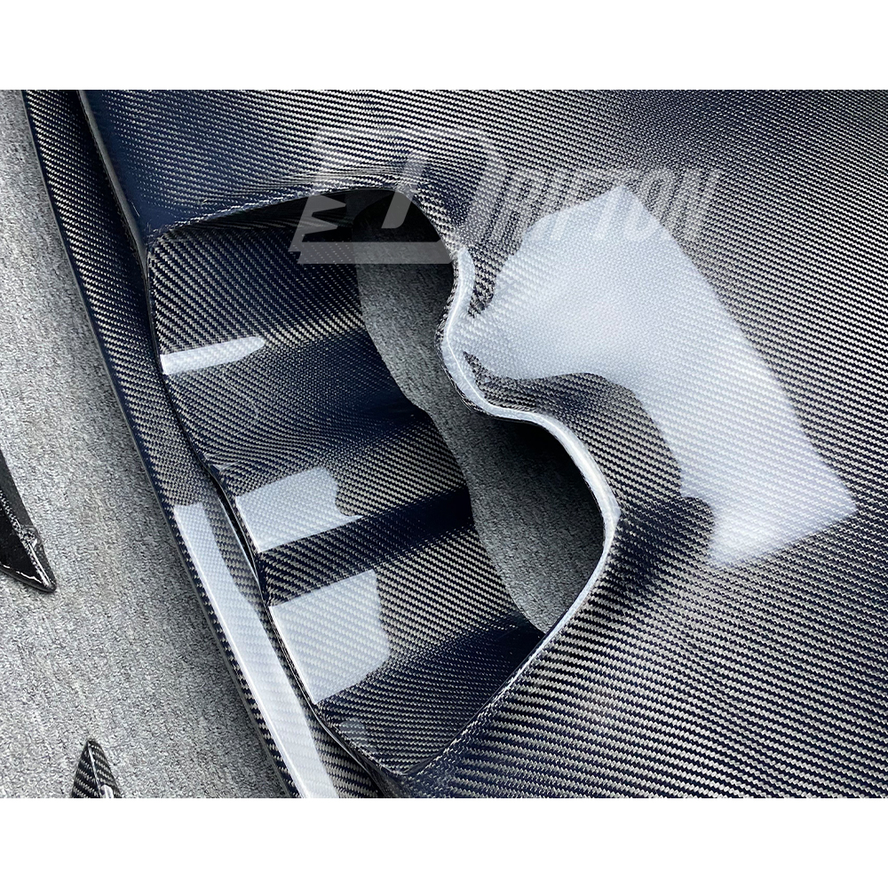 GTAM Style Carbon Fiber Rear Diffuser For Alfa Romeo Giulia QV Quadrifoglio 2016-2023