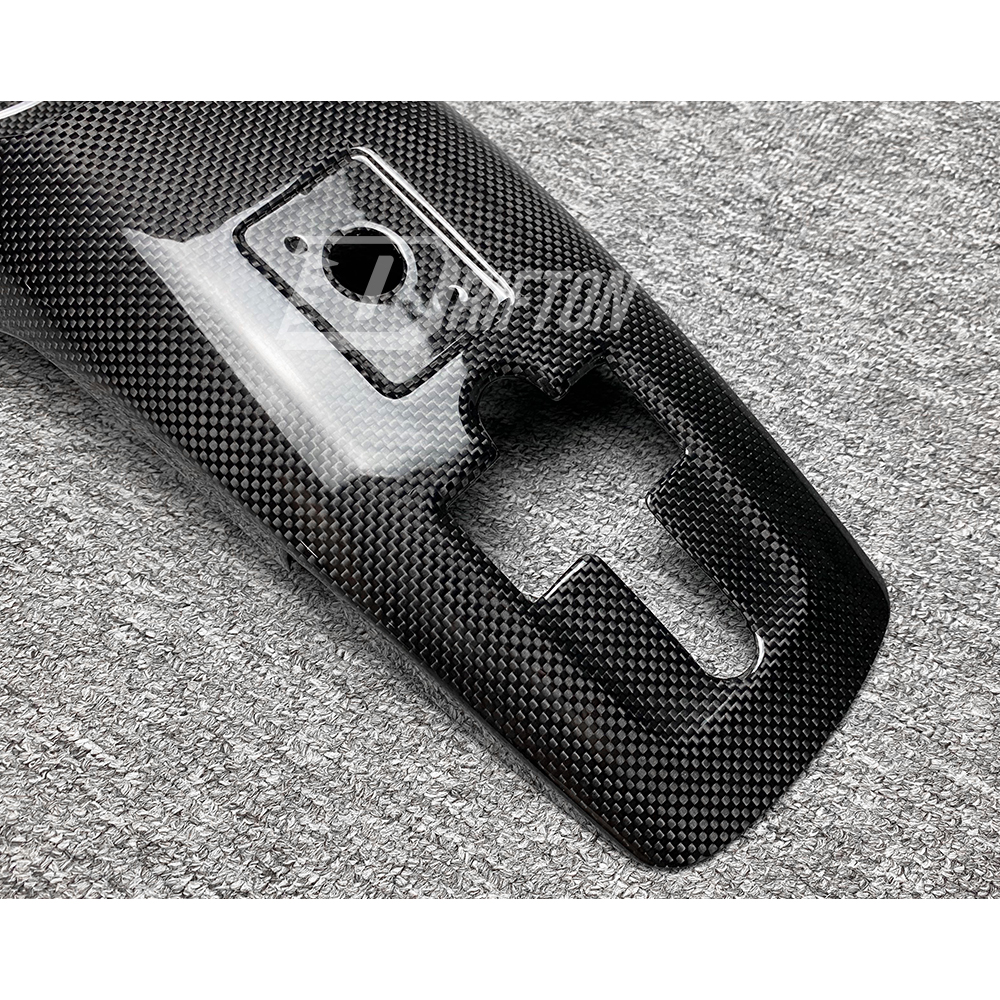 Dry Carbon Fiber Engine Bay Lock Latch Cover For Ferrari F8 Tributo Spider 2019-2022