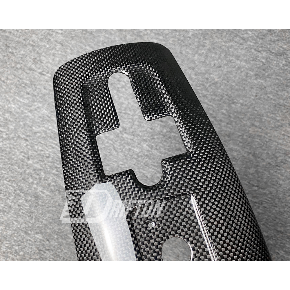 Dry Carbon Fiber Engine Bay Lock Latch Cover For Ferrari F8 Tributo Spider 2019-2022