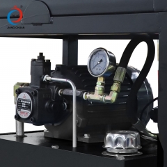 Máquina de prensa de calor hidráulica de doble estación de tipo económico ZD-7B-2 (placa inferior elevada)