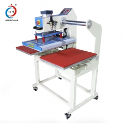 Semi automatic pneumatic dual station hot stamping machine (can be fitted into clothing)JC-7B-1