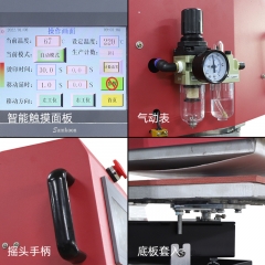 Pneumatic dual station shaking head hot stamping machine JC-7F
