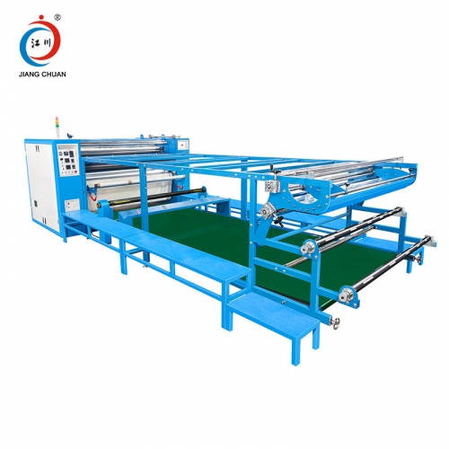 High speed oilheating roll to roll roller/calandra heat press machine JC-26B