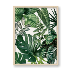 Green Leaf Frame art