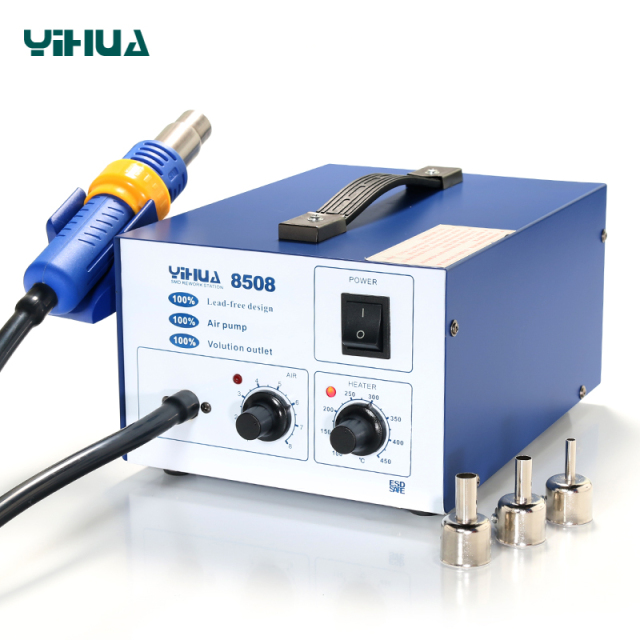 YIHUA 8508/8508D/8508D+ Digital ESD-Safe Motherboard Repair Soldering Hot Air Heat gun Rework Station