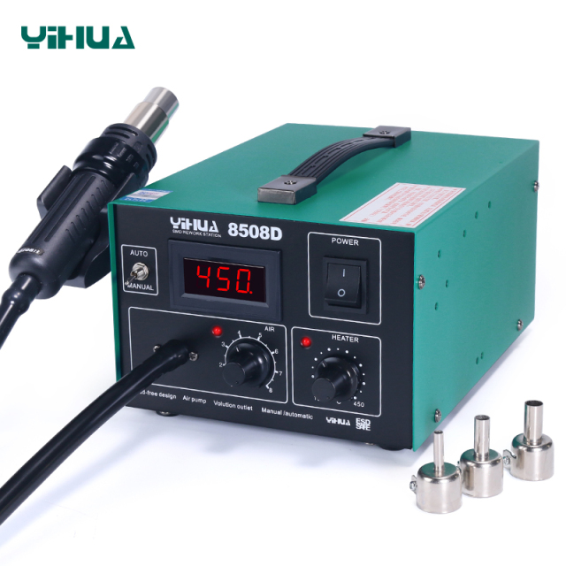 YIHUA 8508/8508D/8508D+ Digital ESD-Safe Motherboard Repair Soldering Hot Air Heat gun Rework Station