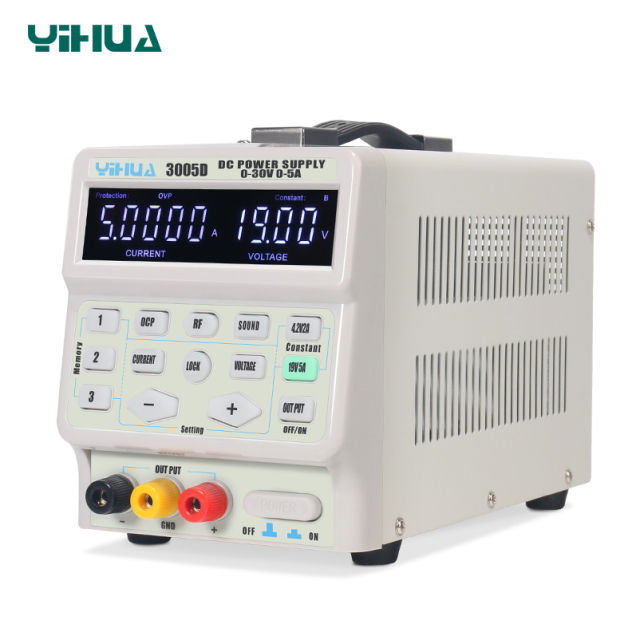 YIHUA 3005D Precision Variable Adjustable 30V 5A Single Output Switch Regulated DC Power Supply