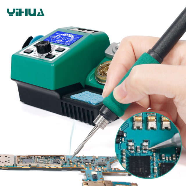 YIHUA 982 Precision Soldering Iron Station Kit with Digital LCD Display fast heating soldering station