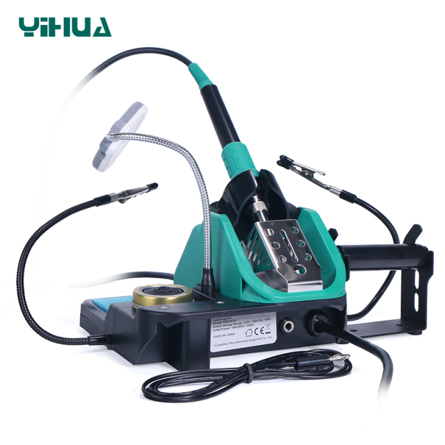 YIHUA 926LED-IV Digital Soldering Iron Station Helping Hands Welding Adjustable Precise Temperature Soldering Iron Station