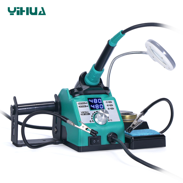 YIHUA 926LED-IV Digital Soldering Iron Station Helping Hands Welding Adjustable Precise Temperature Soldering Iron Station