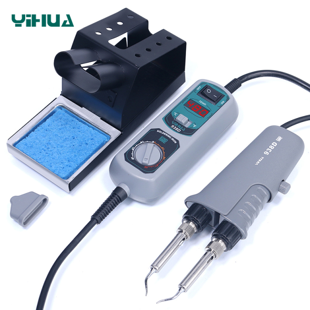 YIHUA 938D Portable SMD type Soldering Desoldering station Hot Tweezer soldering station