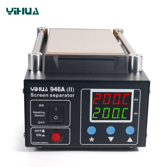 YIHUA 946A-II lcd & touch screen glass digitizer separate separating machine preheating station