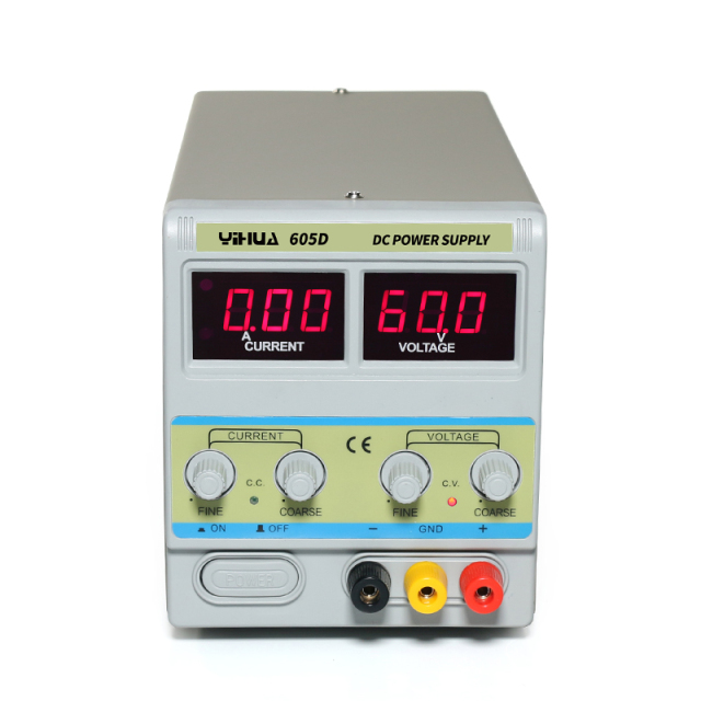 YIHUA 602D/603D/605D 60V series laboratory switch mode variable voltage adjustable dc ac power supply