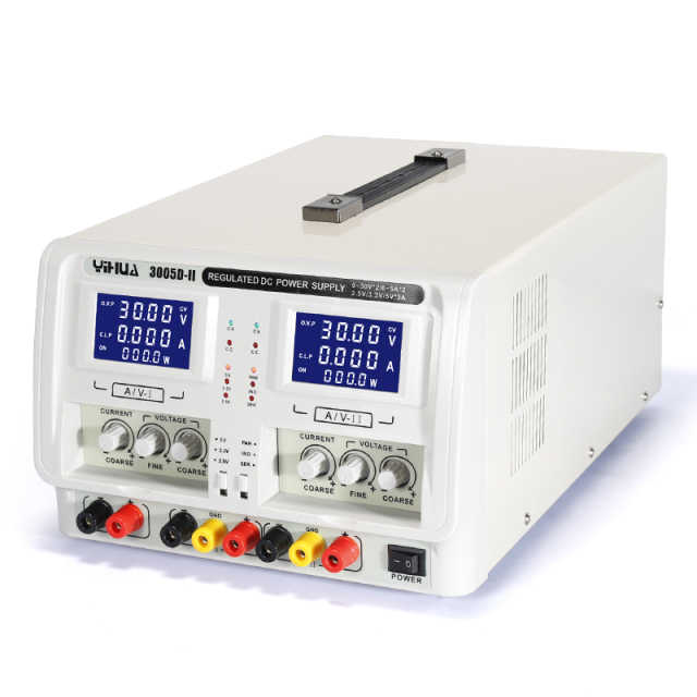 YIHUA 3005D-II dual channel output variable adjustable laboratory precision dc power supply