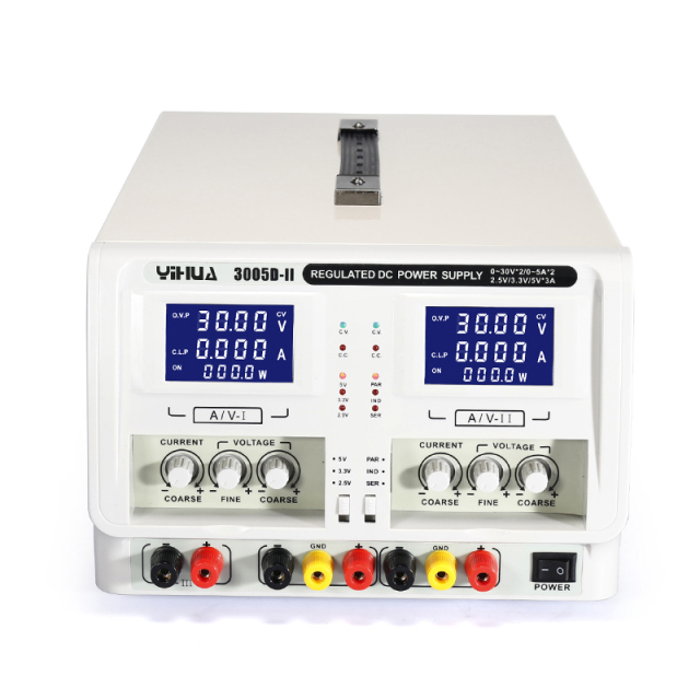 YIHUA 3005D-II dual channel output variable adjustable laboratory precision dc power supply