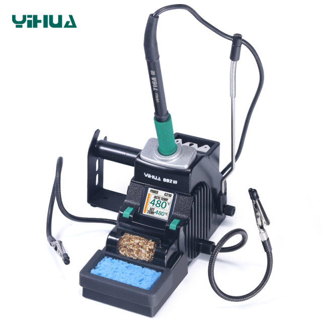 YIHUA 982-III compatible with C115/C210 soldering iron handle quick fast heating soldering iron station