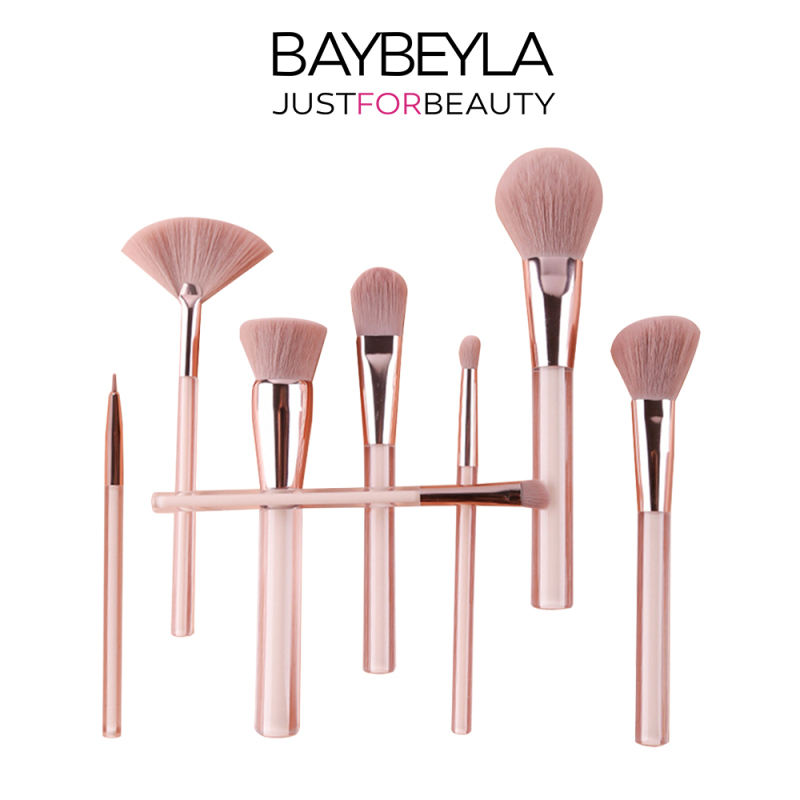 [BAYBEYLA Official Flagship Store] Morandi Powder 8-Piece Makeup Brush Set [Free Shipping from Taiwan] 8pcs-Cosmetic Brush Set-Foundation Brush-Blusher Brush-Cosmetic Brush Set