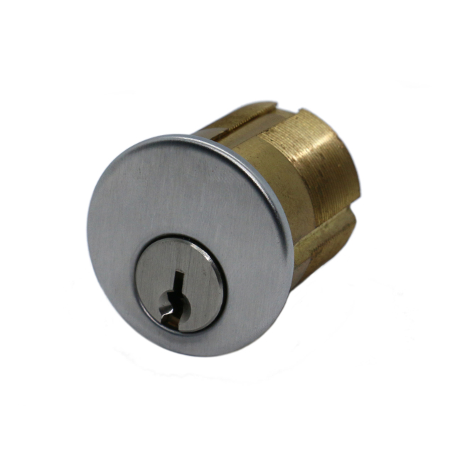 American Style Brass Mortise Door Lock Cylinder Round Mortise Cylinder Customized length, color