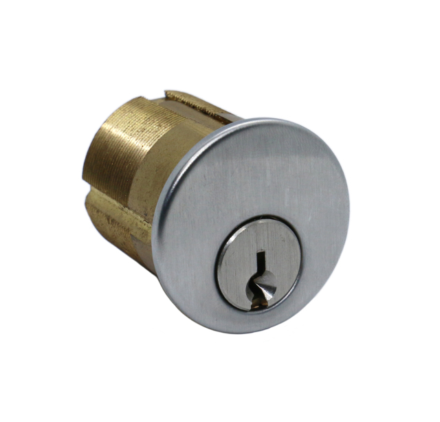 American Style Brass Mortise Door Lock Cylinder Round Mortise Cylinder Customized length, color