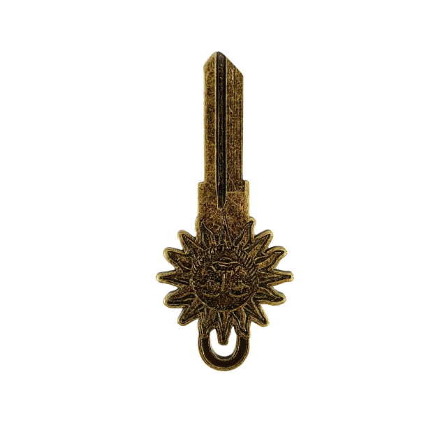 Special Custom Design Brass Art Key Blank Key Bronze Engraved Key, Customized According to Drawings