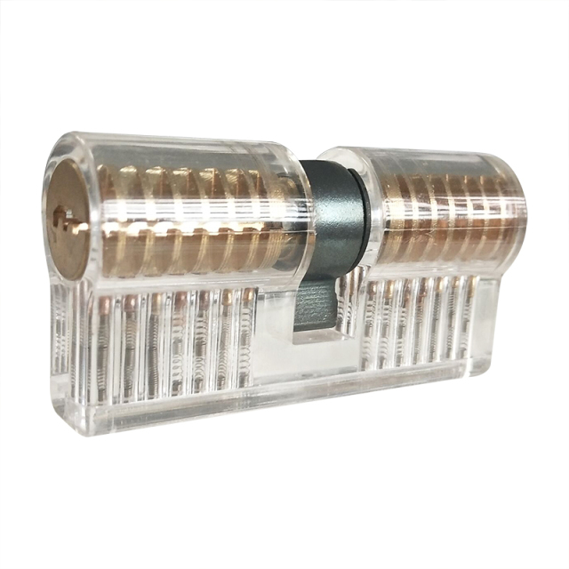 Transparent Cutaway Inside View Looksmith Training Lock Cylnder Clear Lock Cylinder For Locksmith Keys can be customized