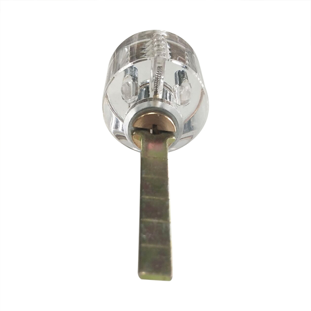 Clear Locksmith Tools Practice Lock Cylinder Transparent Plastic Box 75*30mm Clear Rim Lock Cylinder For Locksmith