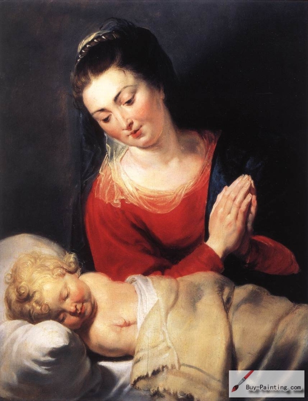 Virgin in Adoration before the Christ Child, c. 1615