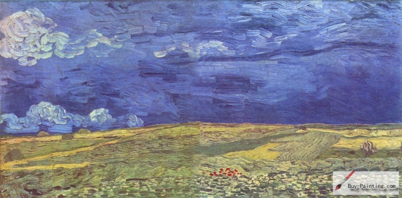 Wheat Field Under Clouded Sky, July 1890, Van Gogh Museum