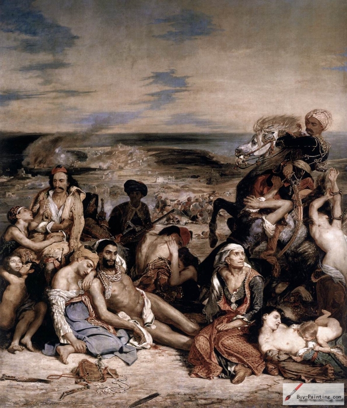 Massacre at Chios (1824), Louvre