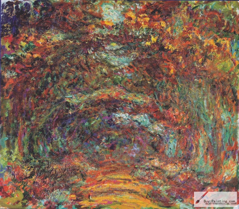 The Rose Walk, Giverny, 1920–22,