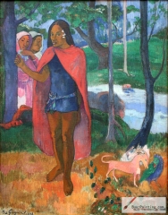 Le Sorcier d'Hiva Oa (Marquesan Man in a Red Cape), 1902,